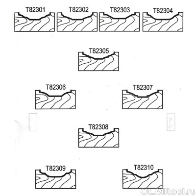 Набор "Фреза со сменными ножами мультипрофильная для фасадов" D=32x12x61 S=12 ROTIS 1473231212