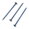 Саморезы Blue-coating 2-1/2" (синее покрытие) (64мм) шаг 3мм, упак. 200шт. UTS-ZML-B-200